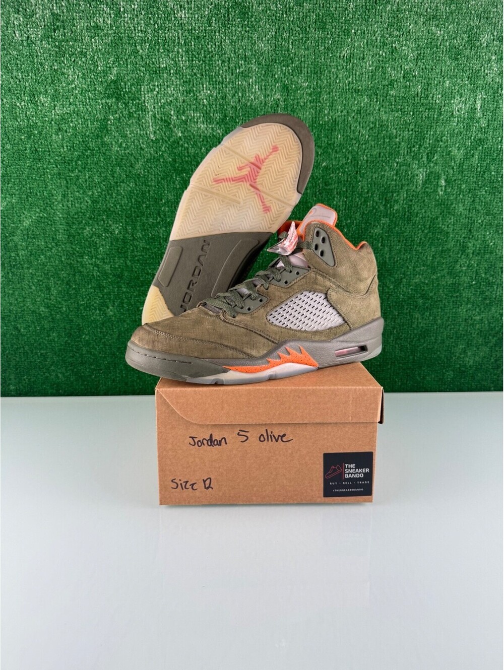 Size 12 - Air Jordan 5 Retro 2024 Olive